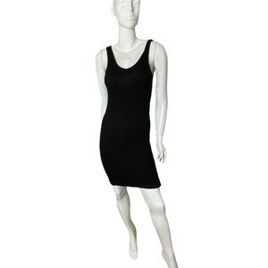 Olivaceous‎ ribbed knit bodycon mini dress medium